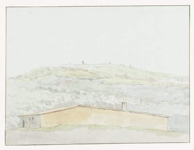 Klassische Säule im Hafen von Brindisi von Louis Ducros