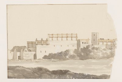 Kloster in Biseglia (Reise in Italien, Sizilien und Malta - 1778) von Louis Ducros