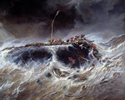 Untergang der Drei-Mast-Brigg 