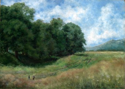 Feldweg bei Kronberg im Taunus von Louis Eysen