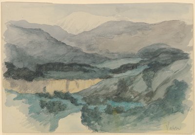 Die Erdsäulen am Schalderer Bach bei Vahrn von Louis Eysen