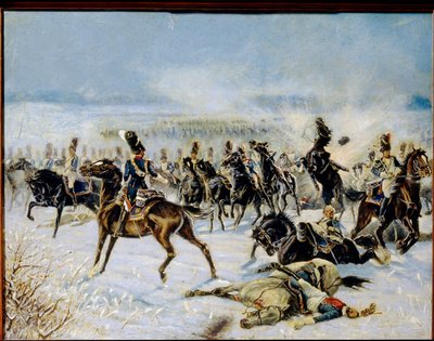 Die Schlacht bei Preußisch Eylau am 8. Februar 1807 von Louis Ferdinand Malespina