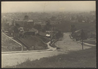 Stadtansicht von Los Angeles von Louis Fleckenstein