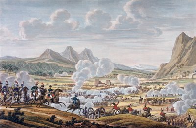 Die Schlacht am Berg Tabor, 27. Ventôse, Jahr 7, 17. Februar 1799 von Louis Francois Couche