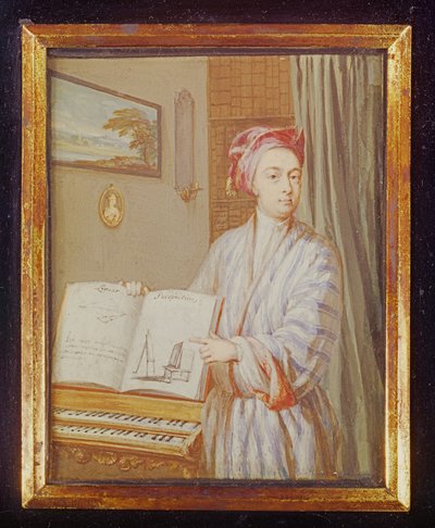 Porträt von Brook Taylor (1685-1731) 1720 von Louis Goupy