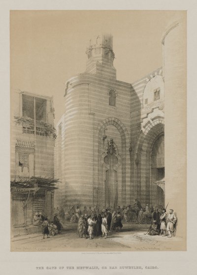 Ägypten und Nubien, Band III: Tor der Metwaleys, Kairo von Louis Haghe