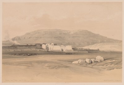 Ägypten und Nubien: Band II - Nr. 20, Medinet Abou, Theben von Louis Haghe