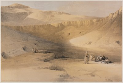 Ägypten und Nubien, Band II: Eingang zu den Gräbern der Könige von Theben, Bab-El-Malouk von Louis Haghe