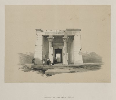Ägypten und Nubien, Band II: Tempel von Dandur, Nubien von Louis Haghe