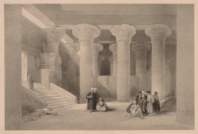 Ägypten und Nubien: Band I - Nr. 24, Tempel von Esneh von Louis Haghe