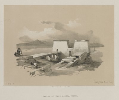 Ägypten und Nubien, Band I: Tempel von Wady Saboua, Nubien von Louis Haghe