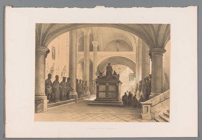 Grabtumba von Maximilian I. in Innsbruck von Louis Haghe