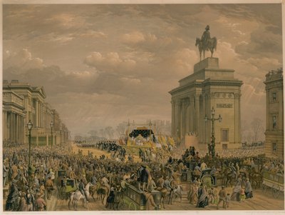 Das Begräbnis des Herzogs von Wellington von Louis Haghe