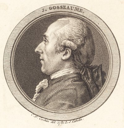 J. Gosseaume von Louis Jacques Cathelin after Charles Nicolas Cochin II