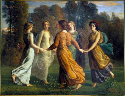 Das Gedicht der Seele; Sonnenstrahlen von Louis Janmot