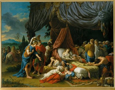 Der Tod der Frau des Darius von Louis Jean Francois I Lagrenee