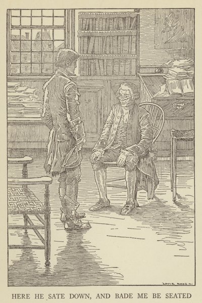 Illustration für Entführt von Robert Louis Stevenson von Louis John Rhead