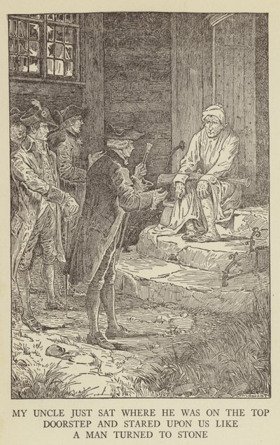 Illustration für Entführt von Robert Louis Stevenson von Louis John Rhead