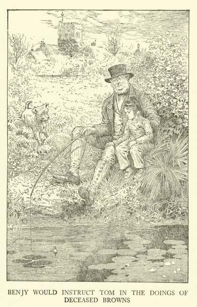 Illustration für Tom Browns Schulzeit von Louis John Rhead