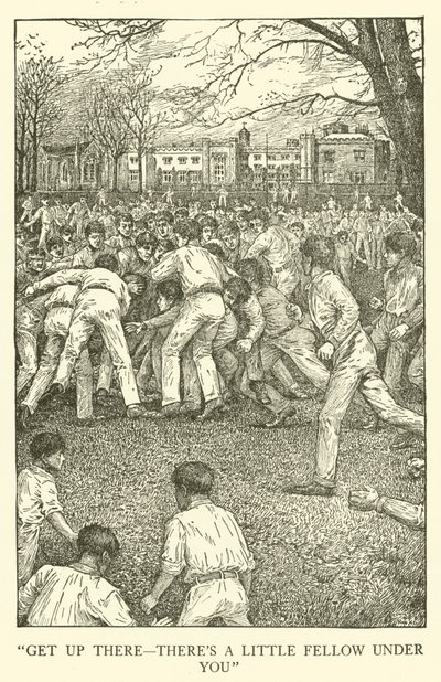 Illustration für Tom Browns Schulzeit von Louis John Rhead