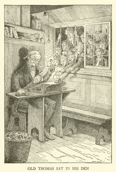 Illustration für Tom Browns Schulzeit (Stich) von Louis John Rhead