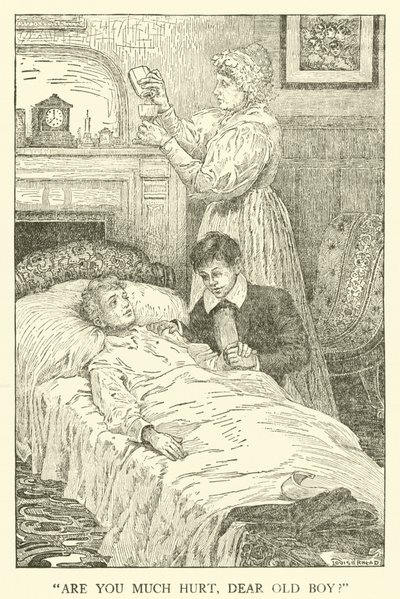 Illustration für Tom Browns Schulzeit von Louis John Rhead