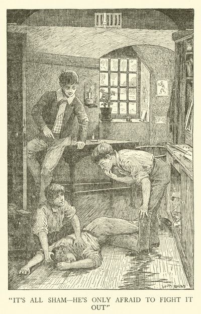 Illustration für Tom Browns Schulzeit von Louis John Rhead