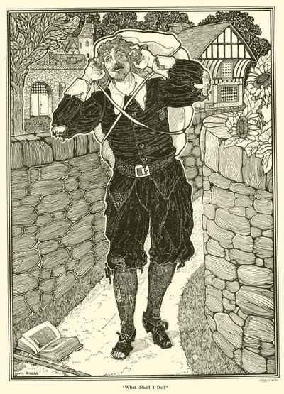Was soll ich tun? (Gravur) von Louis John Rhead