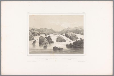 Lachsangler am Kassa-Fluss in Halland von Louis Julien Jacottet