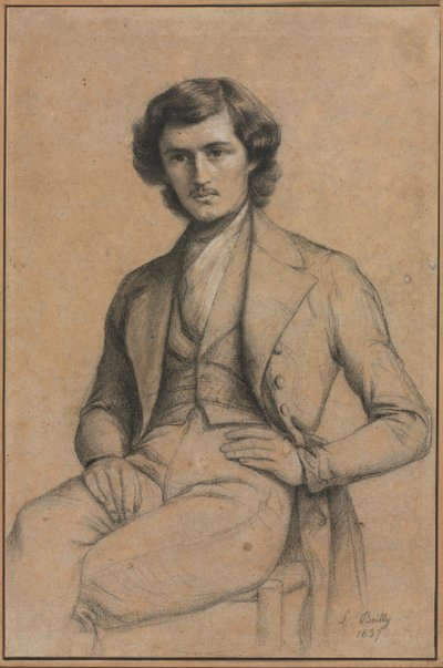 Porträt eines jungen Mannes, 1837 von Louis Leopold Boilly