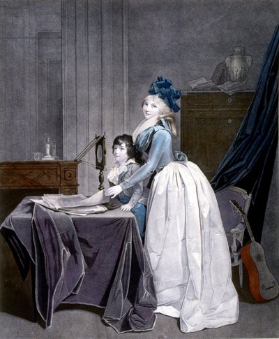 Die optische Täuschung. 1794. von Louis Leopold Boilly (1761-1845). L