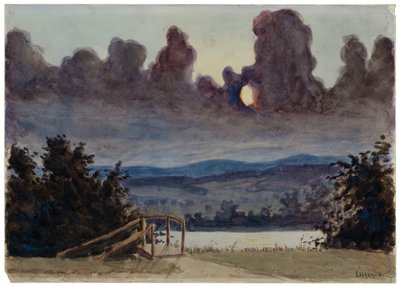 Dunkle Wolken, ca. 1901 von Louis Michel Eilshemius