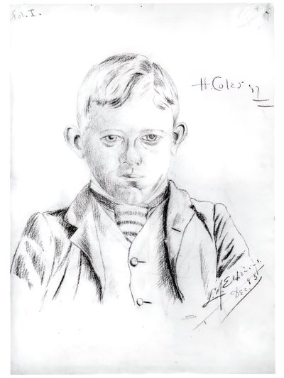 Porträt von Howard L. Coles, Dezember 1883 von Louis Michel Eilshemius