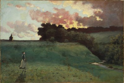 Stürmische Landschaft von Louis Michel Eilshemius