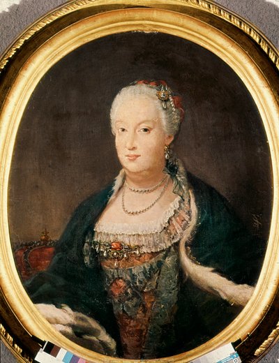 Barbara de Braganza (1711-1758), Königin von Spanien (1746-1758), Ehefrau von Ferdinand VI von Louis Michel van Loo