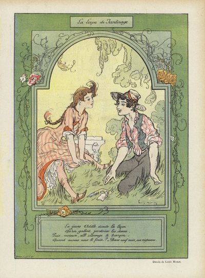Die Gartenstunde von Louis Morin