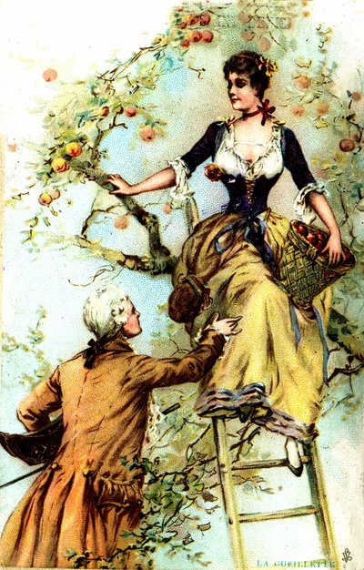Ernte: Werbung für den Kakao Blooker 1874 (Druck) von Louis Paul Pierre Dumont