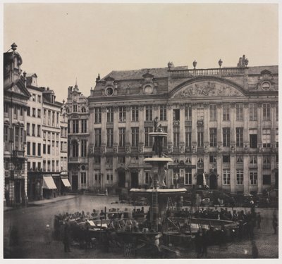 Ohne Titel (Bau eines Gedenkbrunnens) von Louis Pierre Theophile Dubois de Nehaut