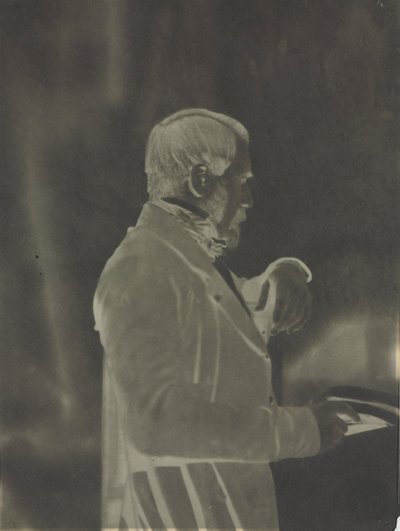 Selbstporträt negativ, um 1853 von Louis Rémy Robert