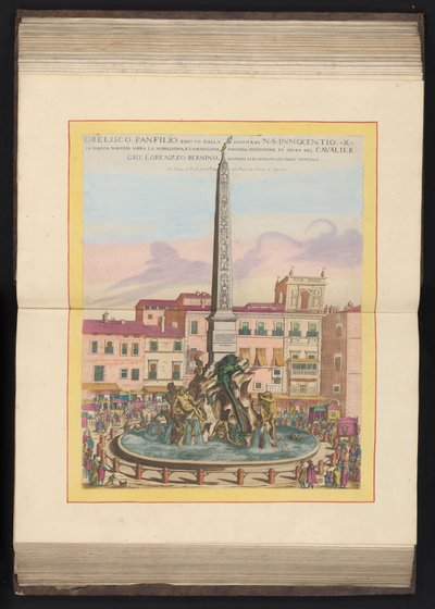 Vierströmebrunnen in Rom von Louis Rouhier