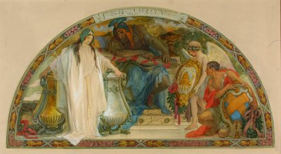 Sicherheit (Studie für Lunette, Altes Senatsgebäude) von Louis Schaettle