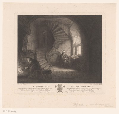 Nachdenklicher Philosoph von Louis Surugue