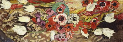 Anemonen und Weiße Tulpen von Louis Valtat
