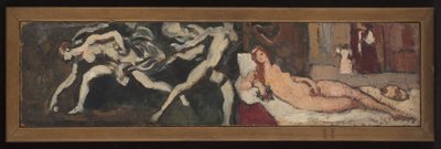 Studien nach Tizians Venus von Urbino und Guido Renis La course d