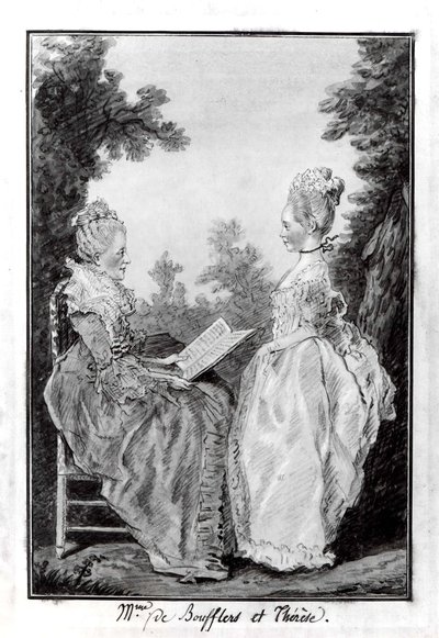 Madame la Comtesse de Boufflers und Thérèse von Louis de Carmontelle