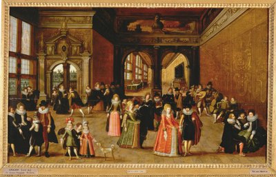 Ball während der Herrschaft von König Heinrich IV. von Louis de Caullery