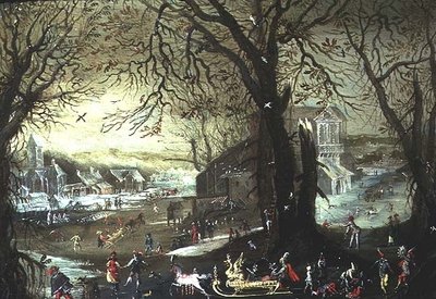 Eine Winterszene von Louis de Silvestre