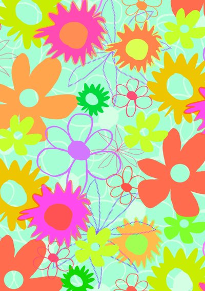 Gemischte Blumen von Louisa Hereford