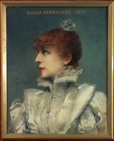 Schauspielerin Sarah Bernhardt von Louise Abbéma