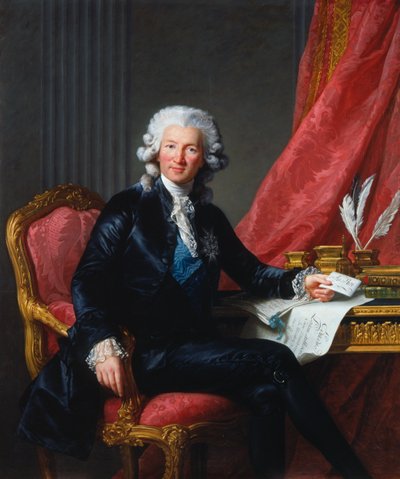 Porträt von Charles-Alexandre de Calonne (1734-1802) von Elisabeth Louise Vigee Lebrun